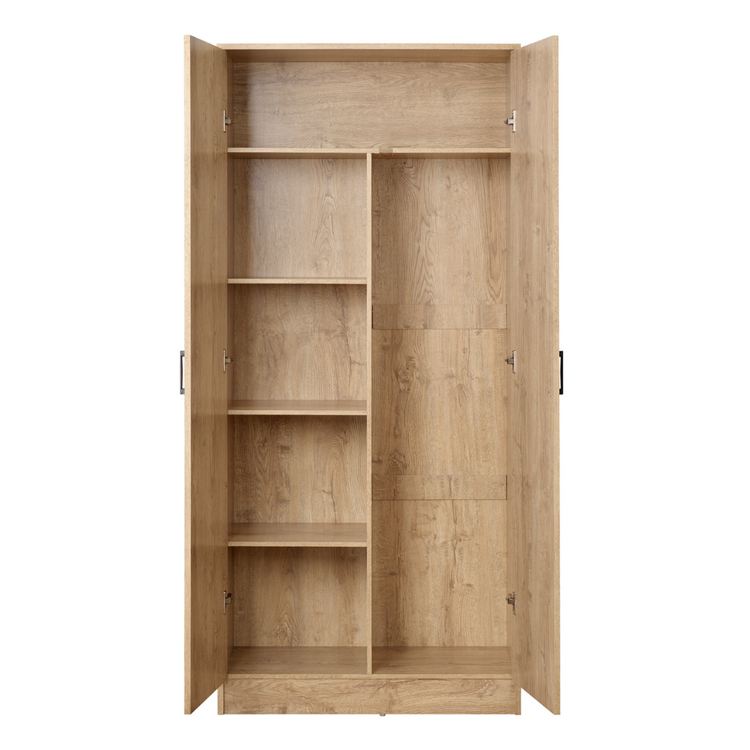 Macey Broom Cupboard - Oak